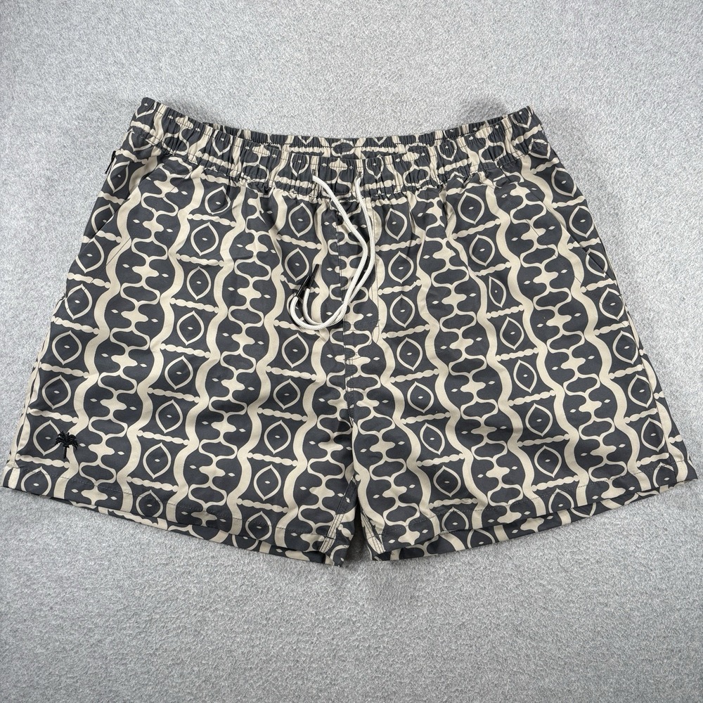 OAS Forge Hypnotise Swim Shorts Lined 5" Men's Size XXL Drawstring Swim Trunks